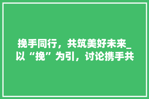 挽手同行，共筑美好未来_以“挽”为引，讨论携手共进的力量