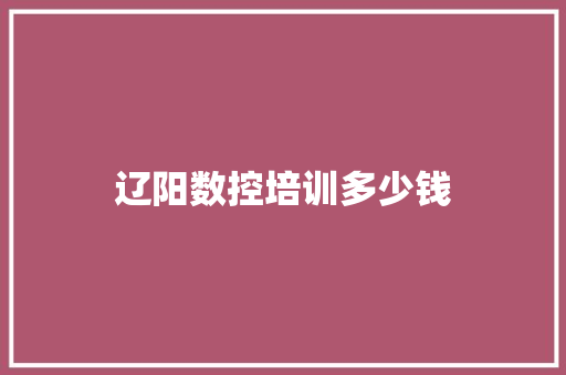 辽阳数控培训多少钱 财务报告范文